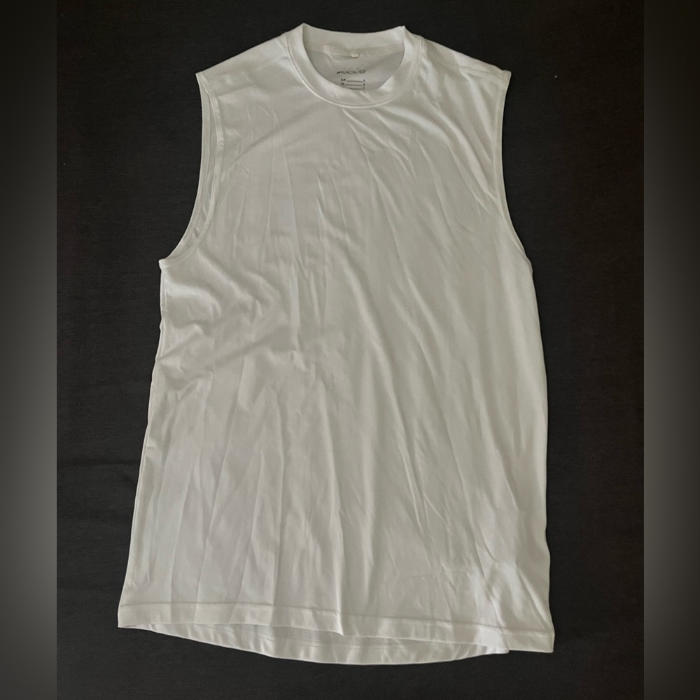 White Men’s Sports Tank Top